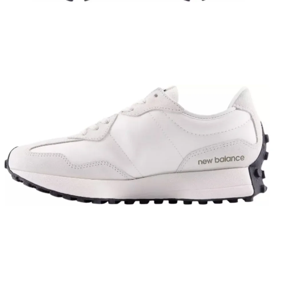 New Balance 327 Women's Sneakers Shoes Casual White Dark Olivine size 7.5